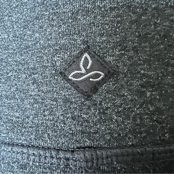 PrAna Leggings Small Contour Chakras Flared Yoga Pants Heather Grey Pants Women - Picture 9 of 13